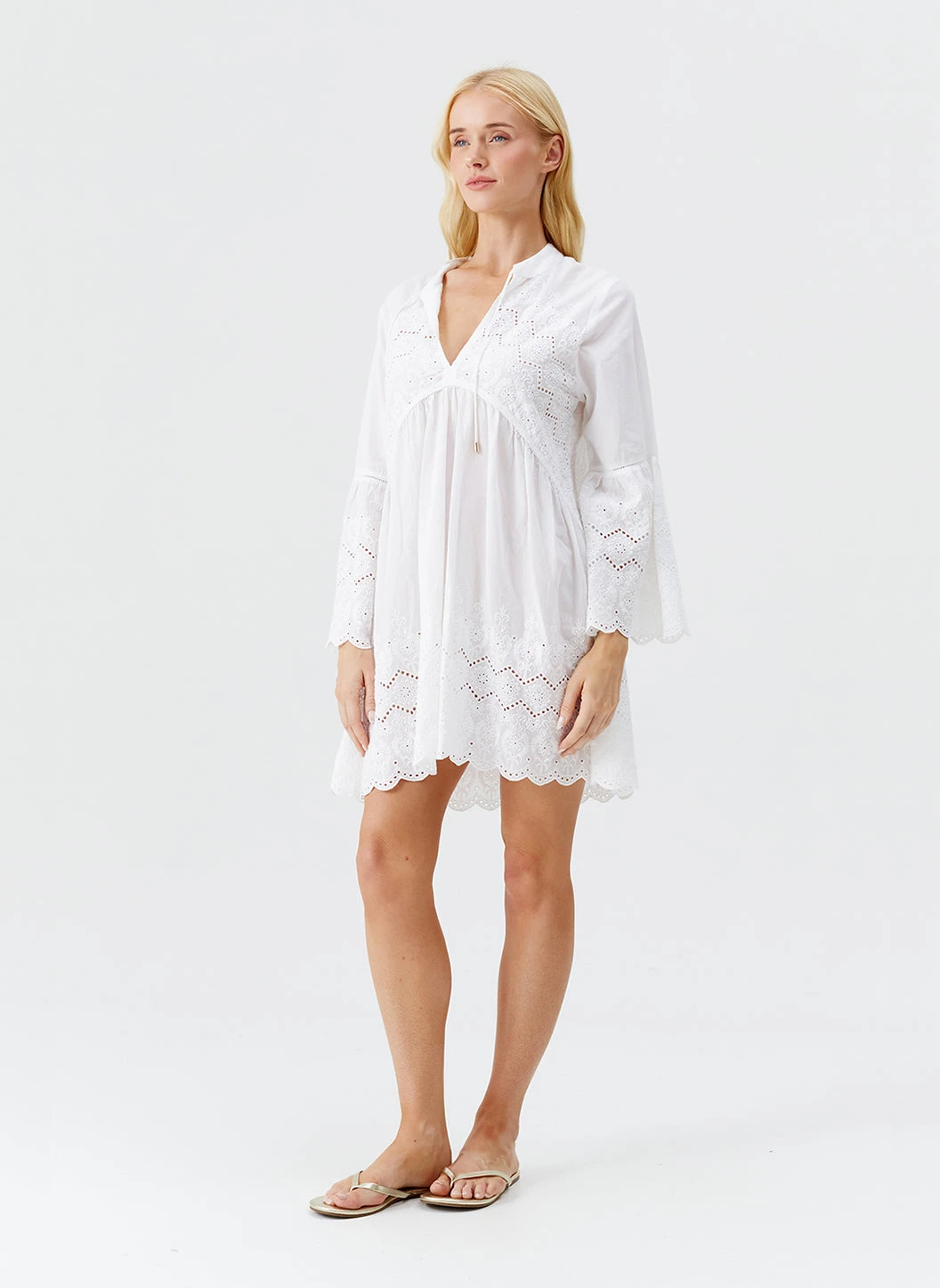 Sebena White Kaftan 5 Sebena White Kaftan - Image 3