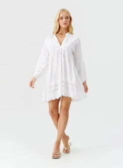 Sebena White Kaftan 14 Sebena White Kaftan -Melissa Odabash Sale sebena white kaftan model 2025 P
