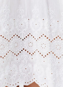 Sebena White Kaftan 15 Sebena White Kaftan -Melissa Odabash Sale sebenna white kaftan closeup 2025