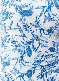 Tampa Blue Leaf Swimsuit -Melissa Odabash Sale tamp blue leaf swimsuit closeup 2025 2