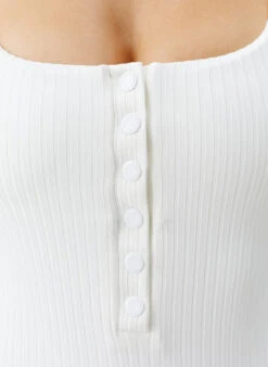 Taormina Ivory Ribbed Swimsuit -Melissa Odabash Sale taormina ivory ribbed swimsuit closeup 2025