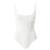 Taormina Ivory Ribbed Swimsuit -Melissa Odabash Sale taormina white ribbed swimsuit cutouts 2025
