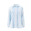 Tina Oasis Stripe Shirt -Melissa Odabash Sale tina oasis stripe shirt cutouts 2025