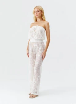 Viv White Jumpsuit -Melissa Odabash Sale viv white jumpsuit model 2025 F